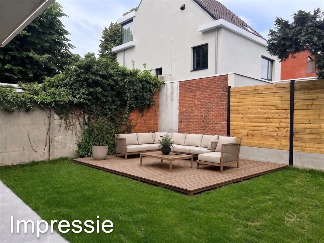 Nieuwbouw gelijkvloers appartement met aangename tuin