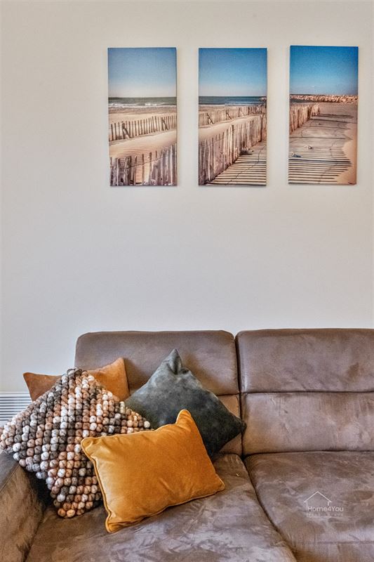 Appartement: 2 slaapkamers, 3 terrassen in hartje De Panne!