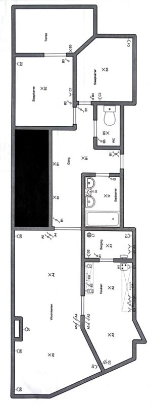 Ruim, comfortabel appartement met garage.