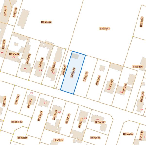 Top gelegen bouwperceel van 990 m² met een breedte van 18 m.