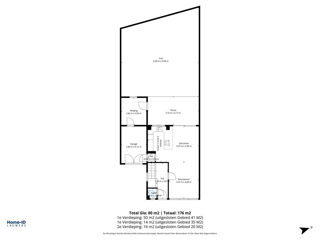 woning met 4 à 5 slaapkamers, leuke tuin en garage met oprit