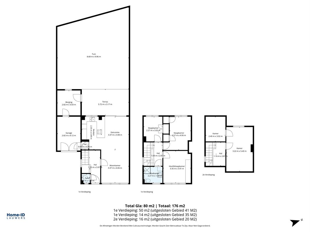 woning met 4 à 5 slaapkamers, leuke tuin en garage met oprit