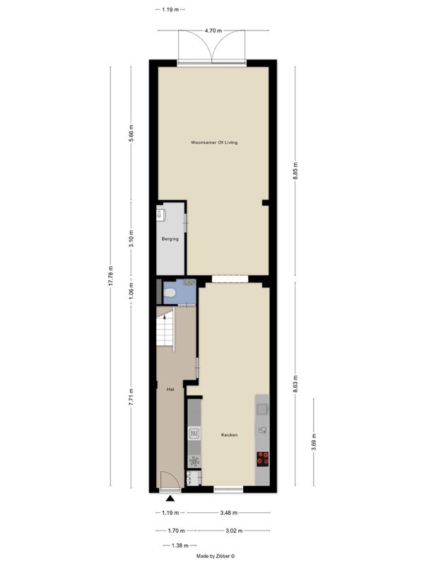 Volledig vernieuwde woning met 4 grote slaapkamers en tuin