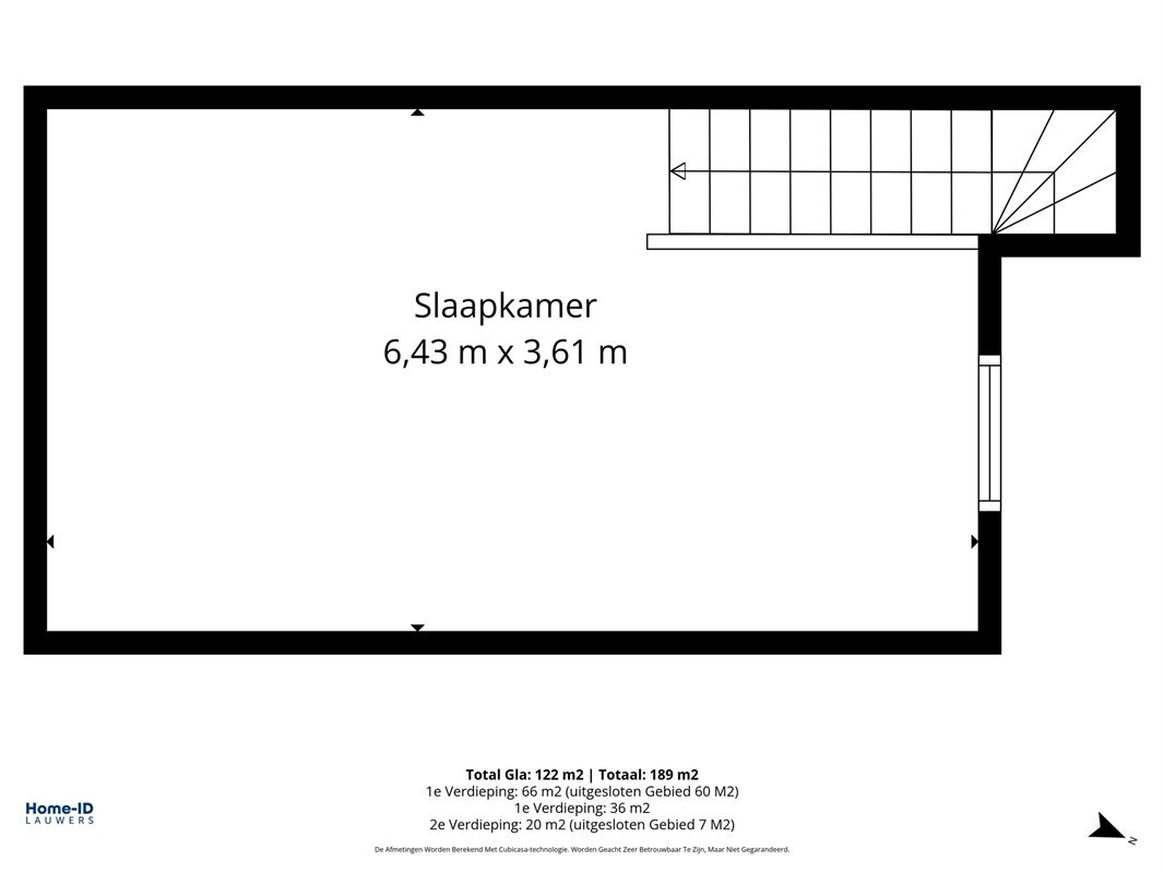 Ruime stadswoning, 2 á 3 slaapkamers, EPC-B en zonnepanelen