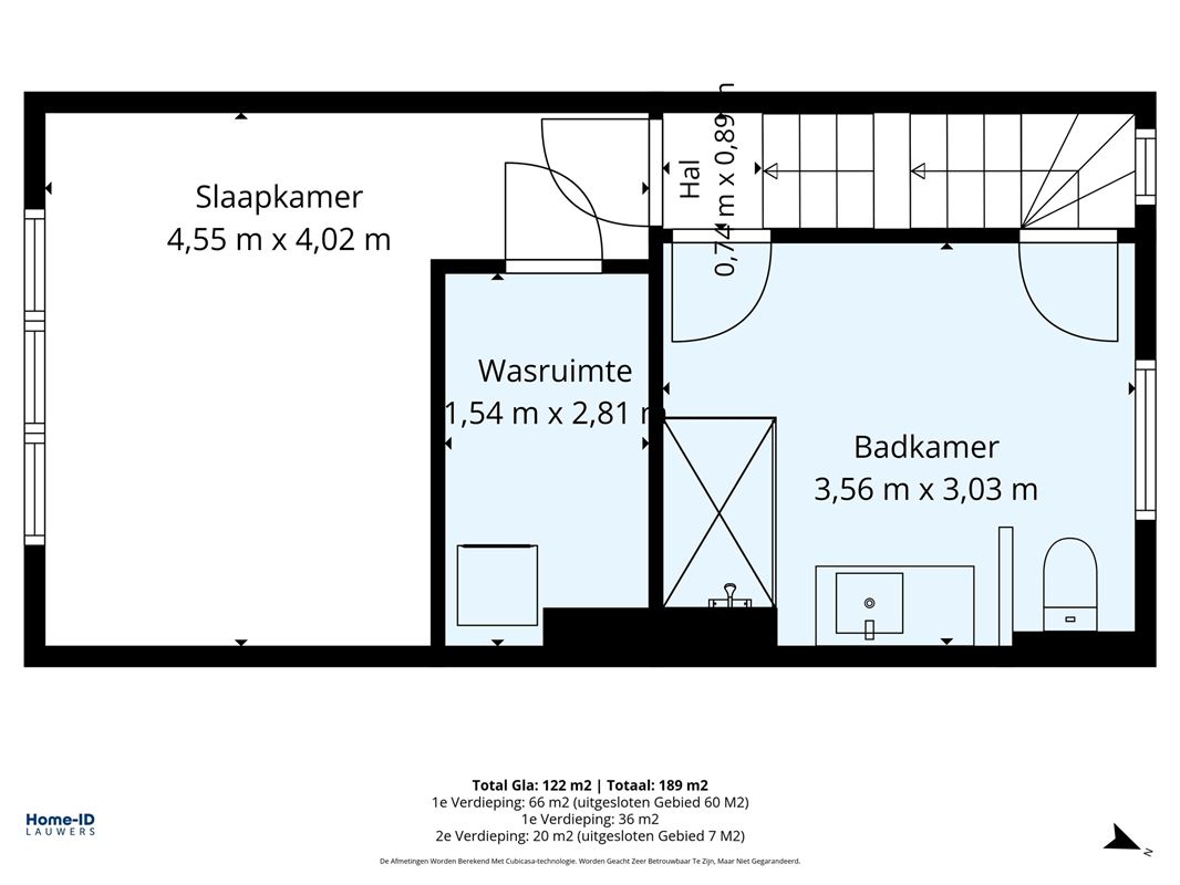 Ruime stadswoning, 2 á 3 slaapkamers, EPC-B en zonnepanelen
