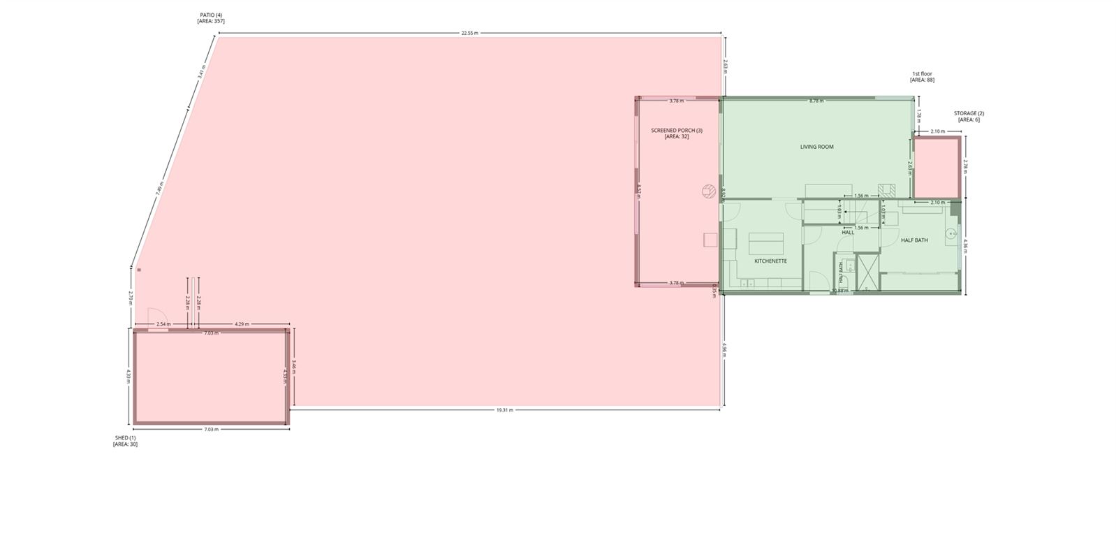 Vrijstaande woning op 763 m² met veranda en zonnige tuin