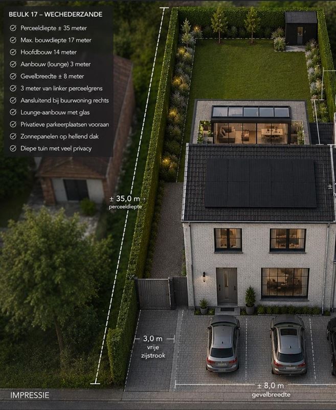 Eigendom met herontwikkelingspotentieel en diepe tuin