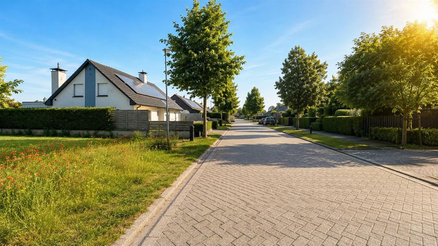 Bouwgrond van 513 m² voor halfopen woning met ruime tuin