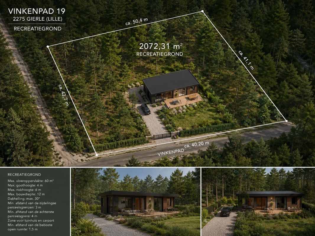 Recreatiegrond van ca. 2.072 m² nabij De Lilse Bergen