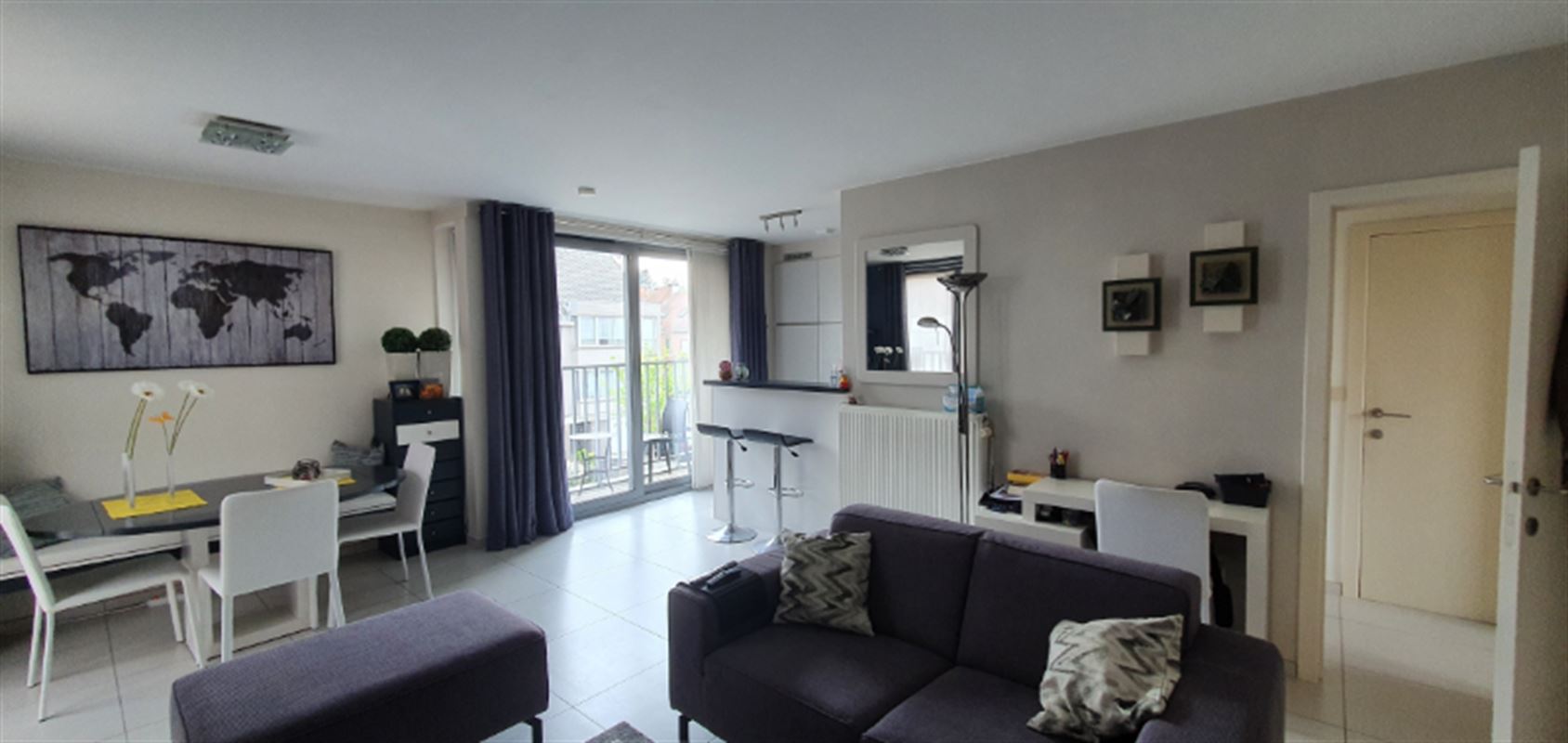 Modern appartement met terras