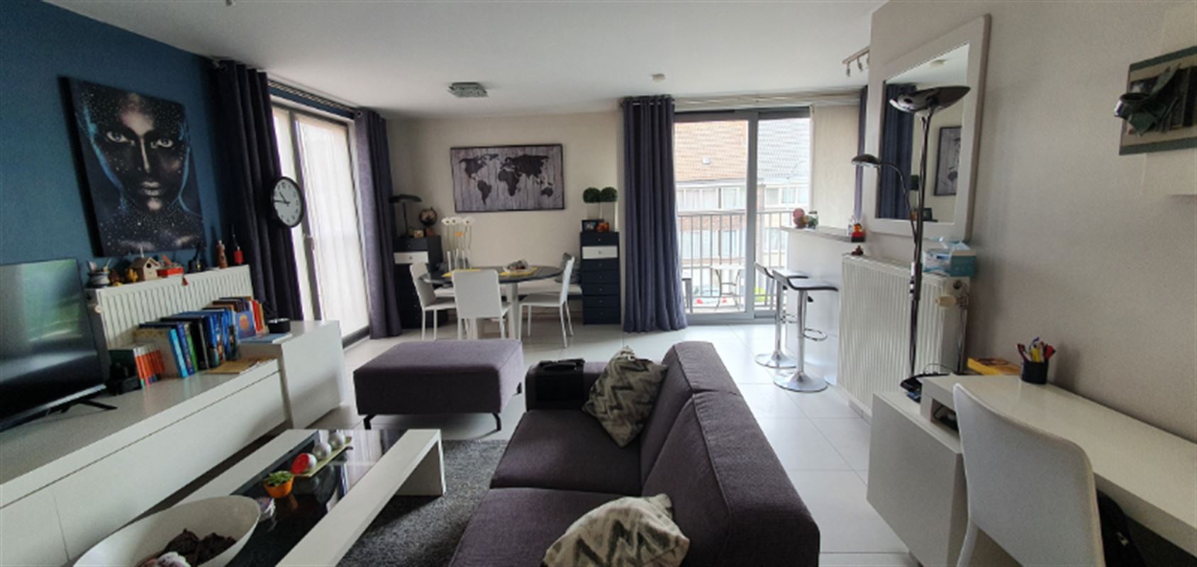 Modern appartement met terras