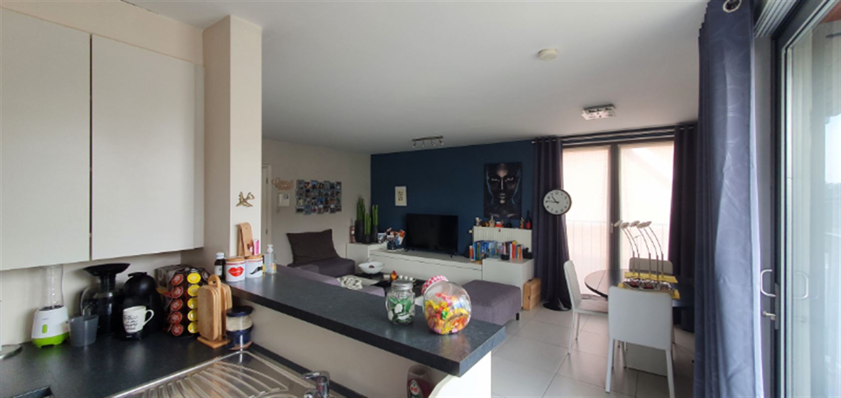 Modern appartement met terras