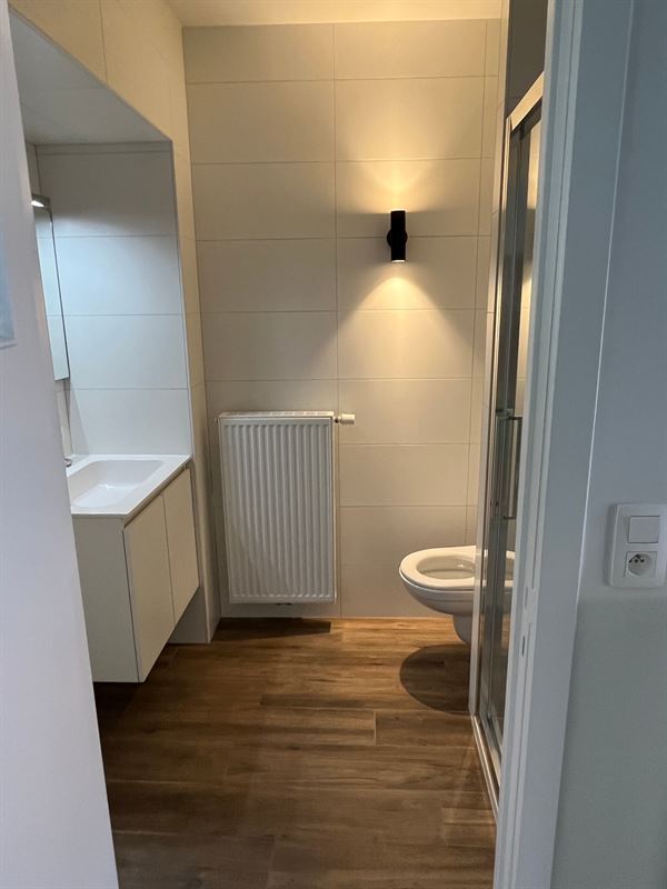 Vernieuwd modern appartement met terras en garage