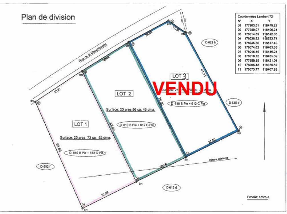TERRAIN À BÂTIR +- 20 ares