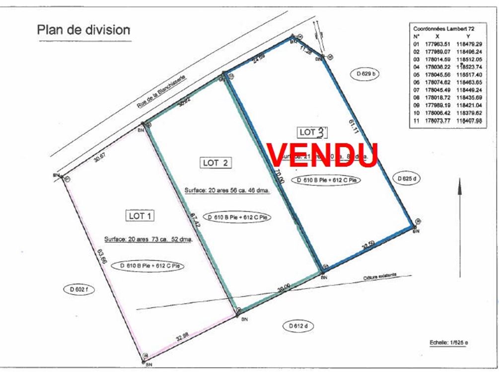 TERRAIN À BÂTIR +- 20 ares