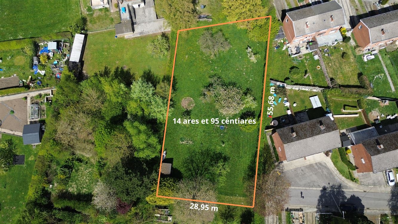 Superbe terrain à bâtir de 14 ARES et 95 CENTIARES