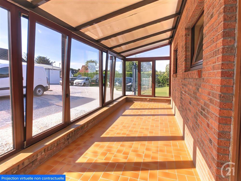 Maison de plain-pied 2 chambres avec jardin et garage