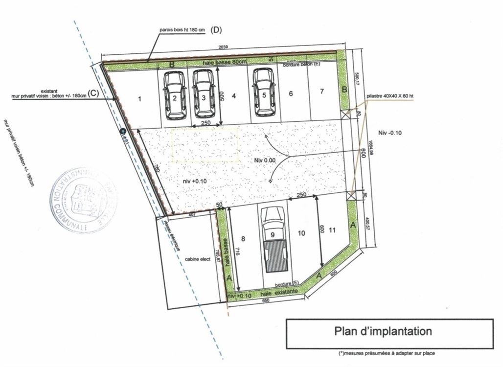 TERRAIN POUR PARKING