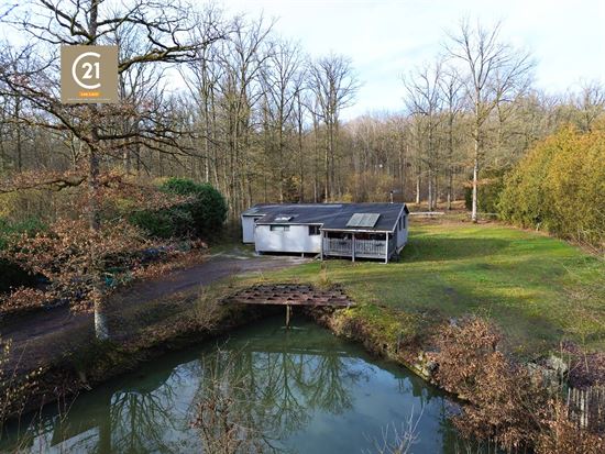 SUPERBE CHALET AVEC ÉTANG SITUÉ EN PLEINE NATURE