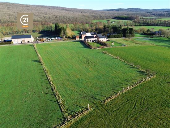 SUPERBE TERRAIN À BÂTIR AVEC PÂTURE - PLEIN SUD