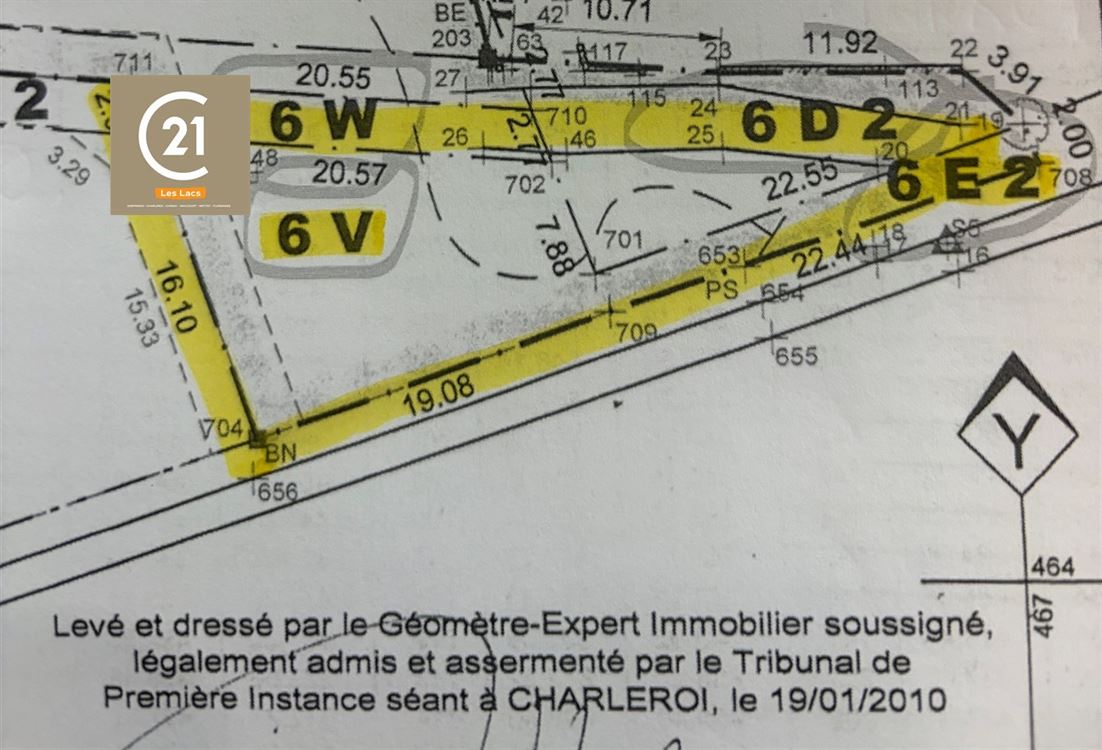 TERRAIN EN ZONE D'HABITAT SUR 41M A RUE POUR +/- 480M²