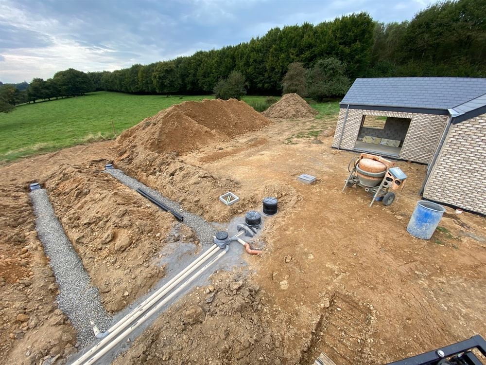 Villa passive – Plain-pied – Gros œuvre fermé – 32 ares