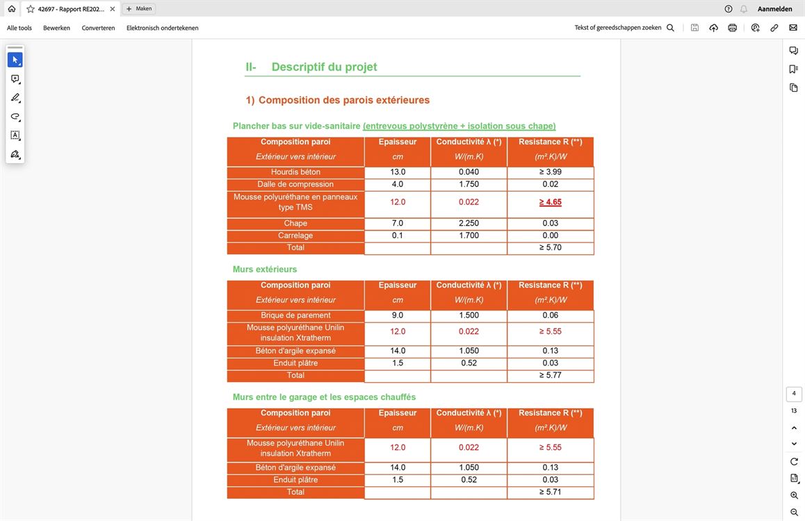 Villa passive – Plain-pied – Gros œuvre fermé – 32 ares