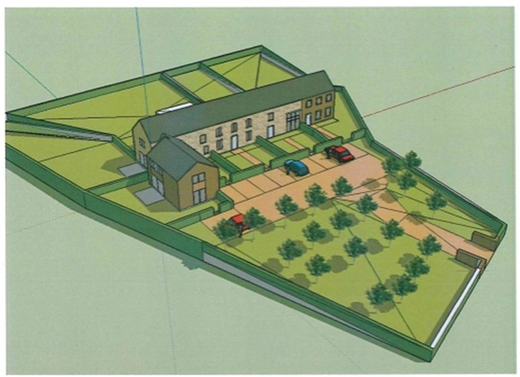 fermette 4 chambres sur terrain de ±1,4 ha.
