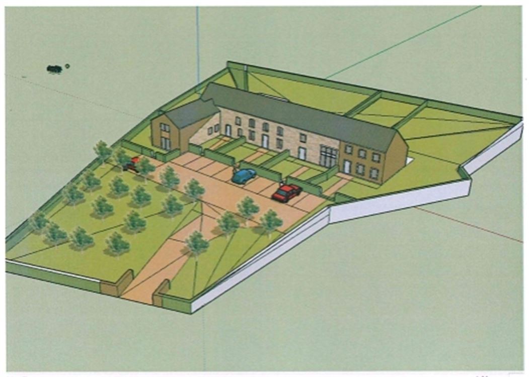 fermette 4 chambres sur terrain de ±1,4 ha.