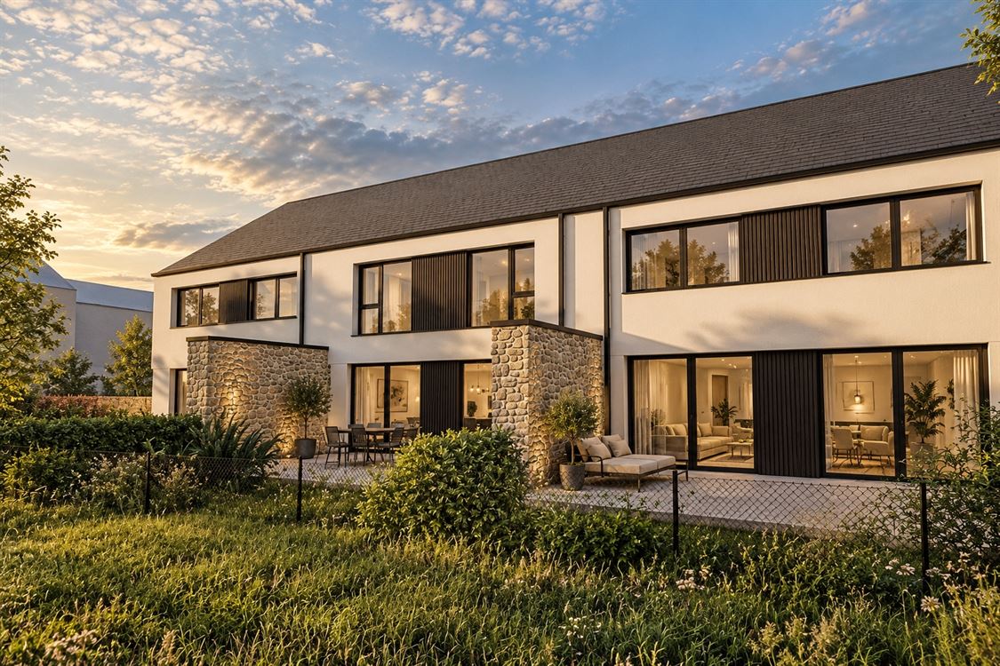 Tarcienne : terrain à bâtir avec projet de 3 maisons au coeur du village
