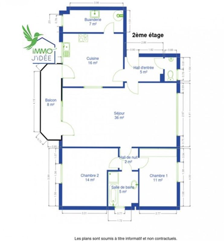 Bel appartement 2 chambres dans un coin calme d'Arlon