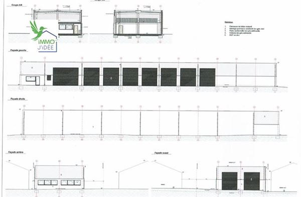 1 Box récent à louer sur le zoning de Weyler