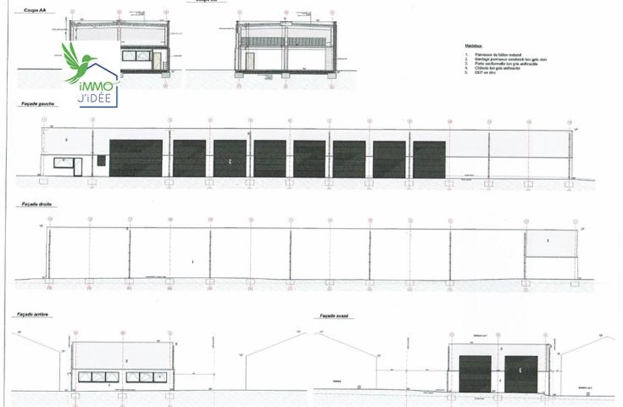1 Box récent à louer sur le zoning de Weyler