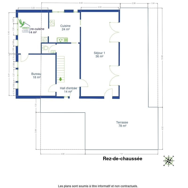VILLA AVEC PISCINE & POTENTIEL CONSTRUCTIBLE