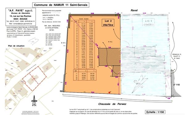 Terrain à bâtir à Namur - LOT 2