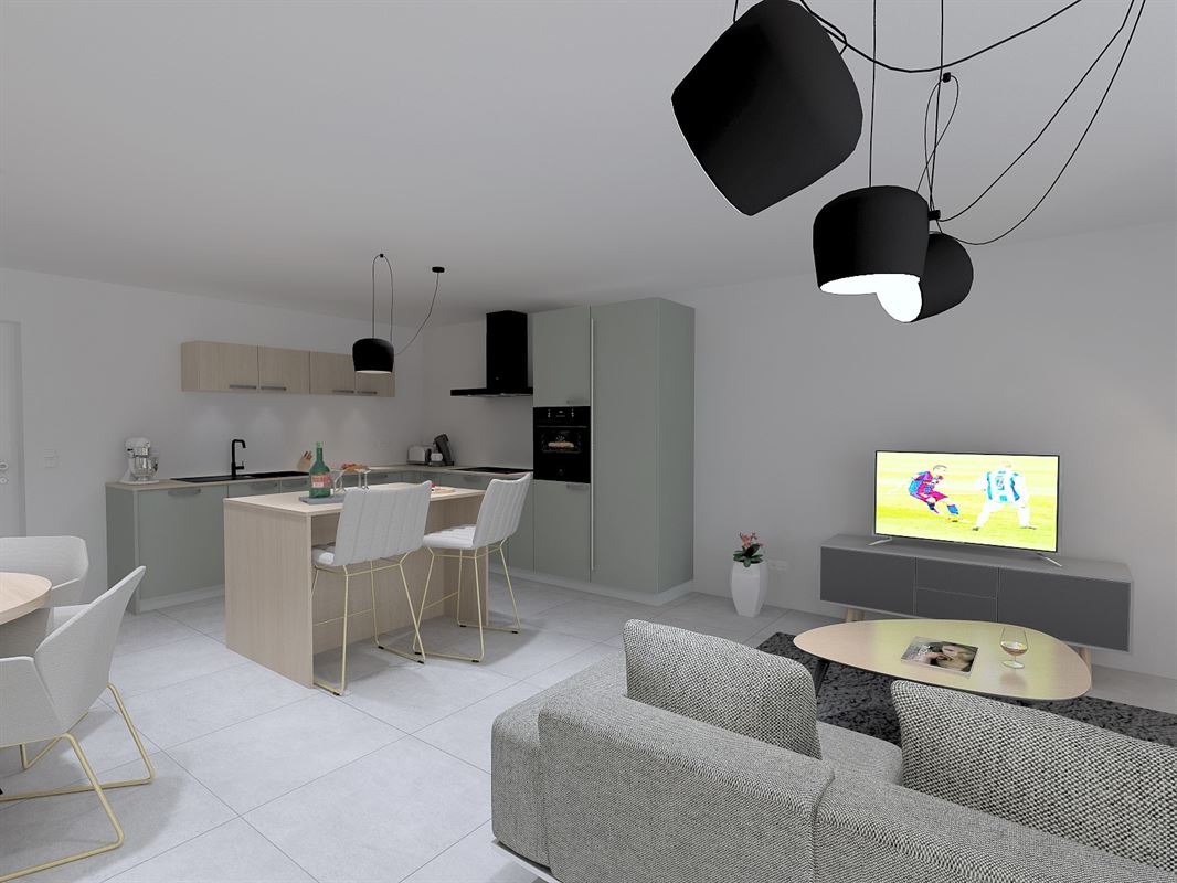 Une maison en nouvelle construction de 3 chambres et garage .