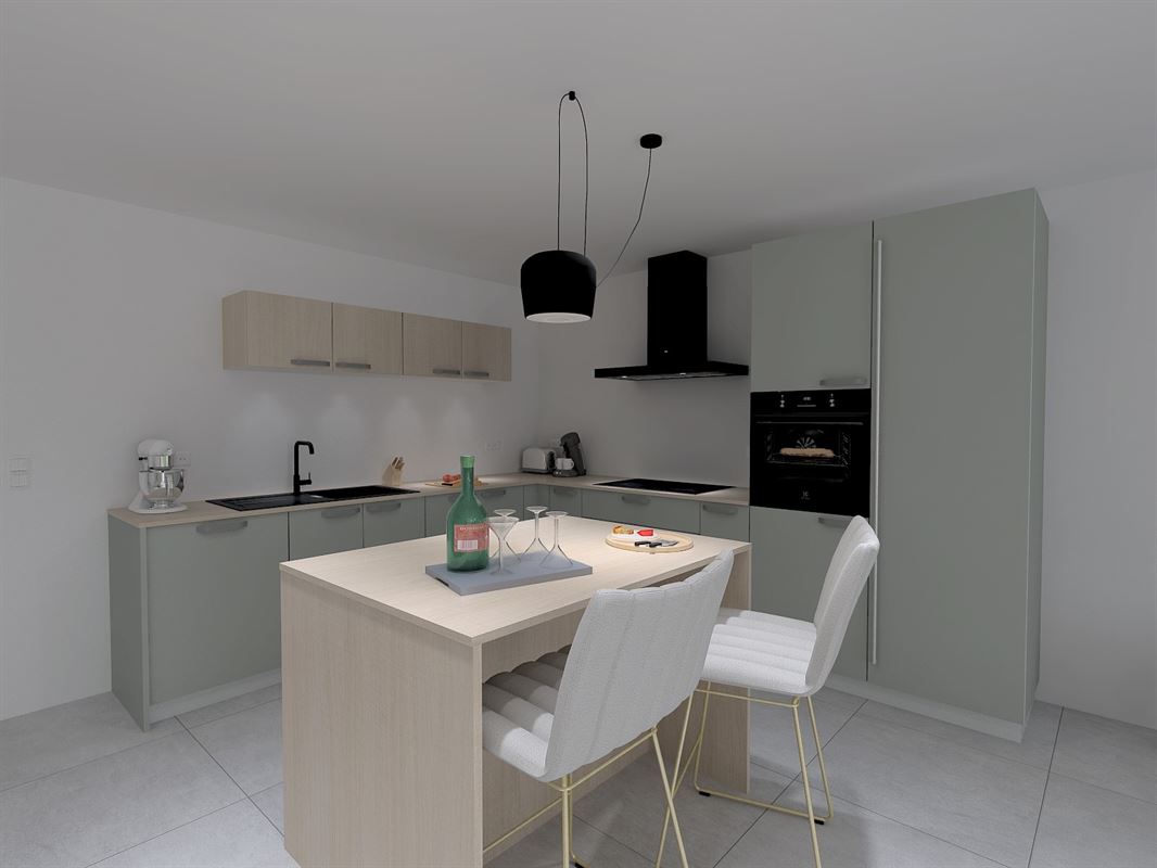 Une maison en nouvelle construction de 3 chambres et garage .