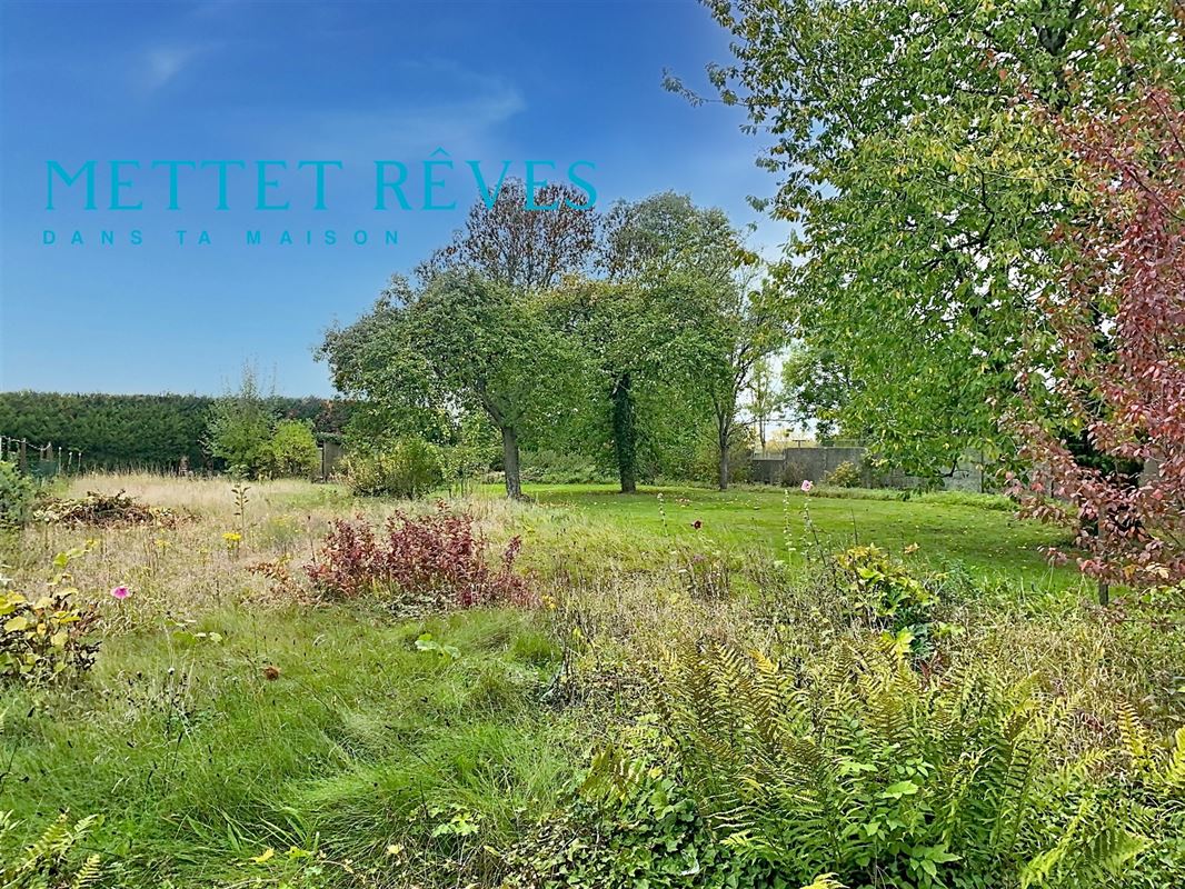 Maison de 3 façades+terrain à bâtir.