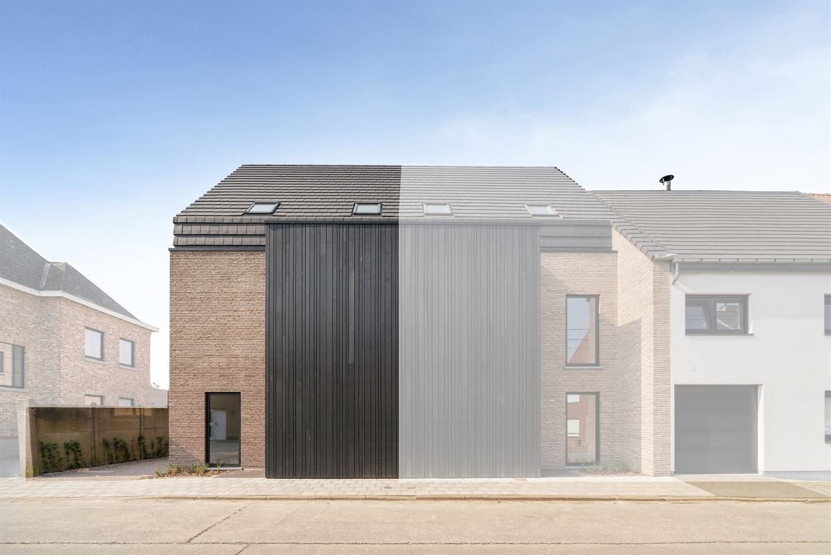Instapklare HALFOPEN NIEUWBOUWWONING met 4 slpks, bureau, garage & carport op een perceel van ca. 496m²