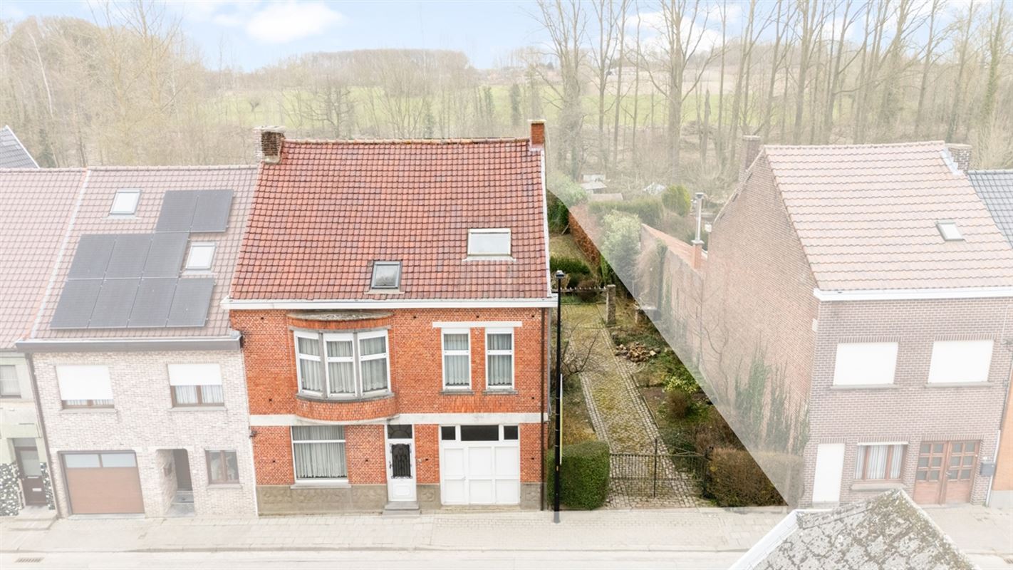 Karaktervolle te renoveren WONING (GB) met aanpalend perceel BOUWGROND