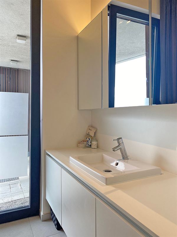 Aangenaam kwalitatief APPARTEMENT (gelijkvloers) met 1 slpk, 1 staanplaats en kelderberging