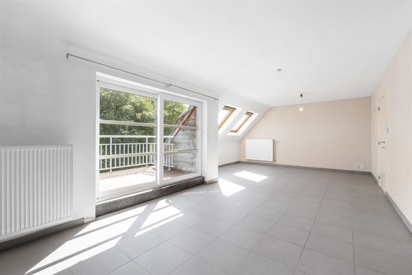 Mooi DORPS-APPARTEMENT met 2 slaapkamers, terras & zolder