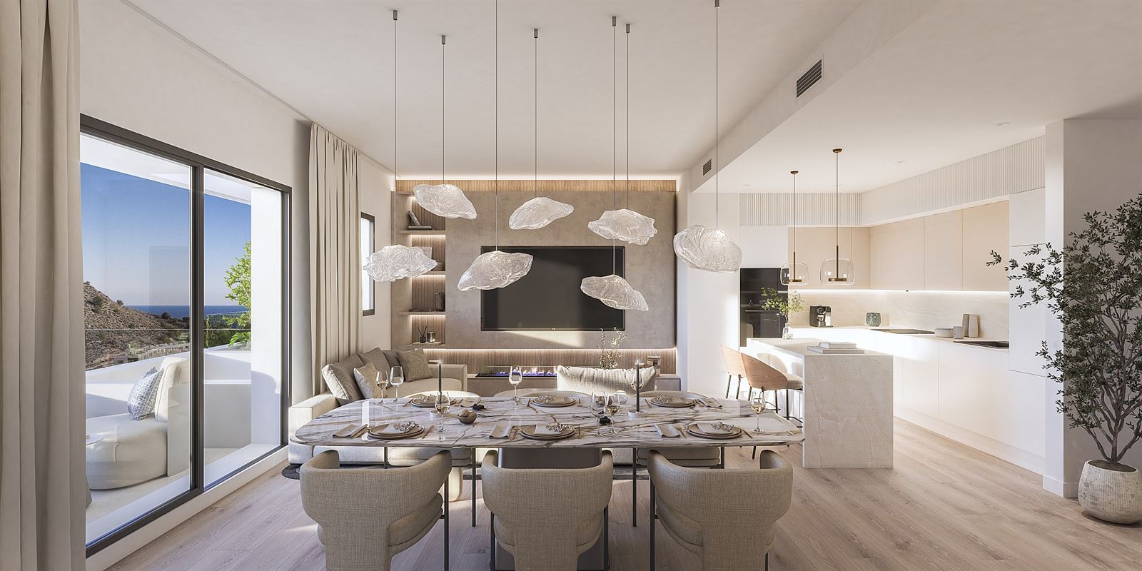 Image 6 : Apartment with terrace IN 03570 Villajoyosa (Spain) - Price 457.000 €