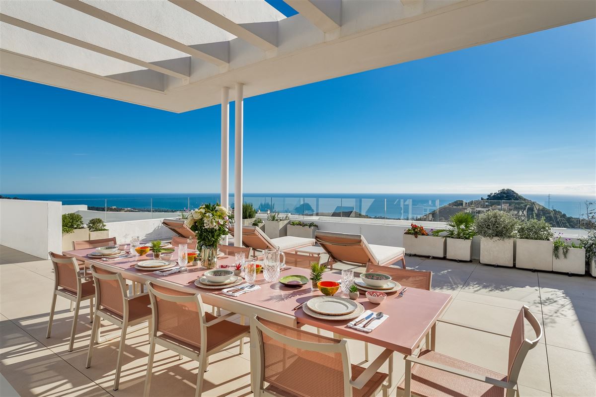 Unique luxury modern triplex penthouse with breathtaking panoramic views in Palo Alto, Ojén