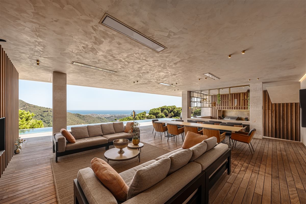 Newly built luxury eco-villa with panoramic sea views in the beautiful Monte Mayor area, Benahavis