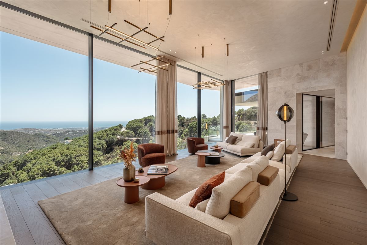 Newly built luxury eco-villa with panoramic sea views in the beautiful Monte Mayor area, Benahavis