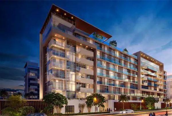 Appartementen aan het kanaal
