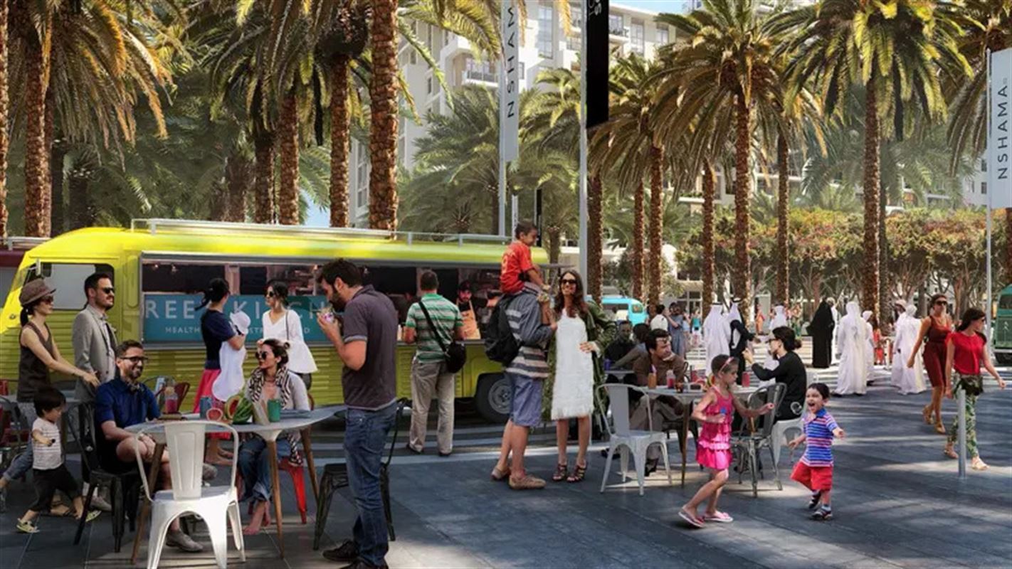 Haya in the town square