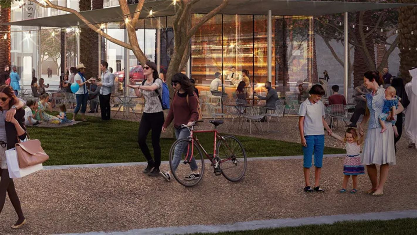 Kaya in the town square