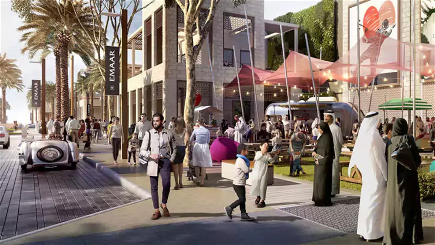 Viewpoints on the promenades